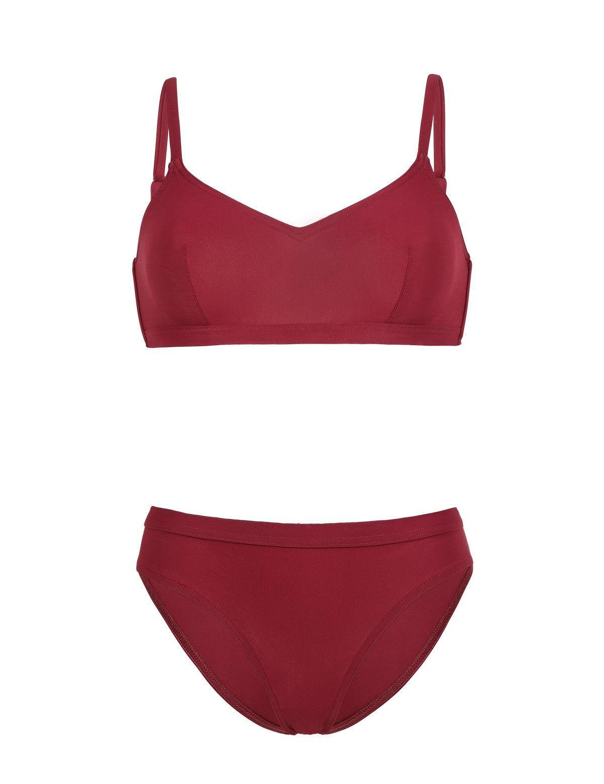 Bas Athens et La Petite Brassière en Plum - Statice